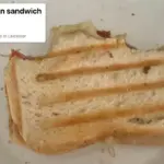 Deze half opgegeten sandwich staat voor €1,2 miljoen op Facebook: iedereen snapt er niets van