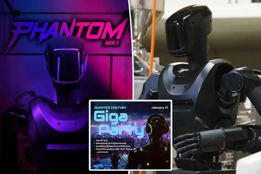 Oorlogsrobot treedt op als DJ in Amsterdamse nachtclub: een futuristisch feestje
