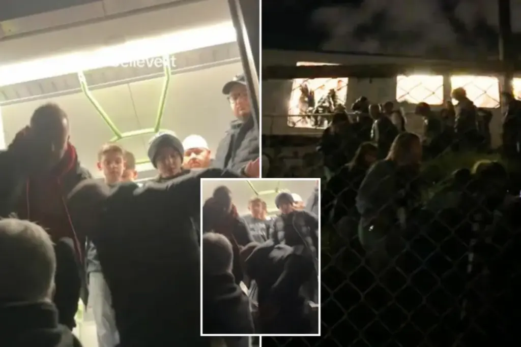 Chaos op het spoor: forenzen springen van gestrande trein in Melbourne na grote vertragingen