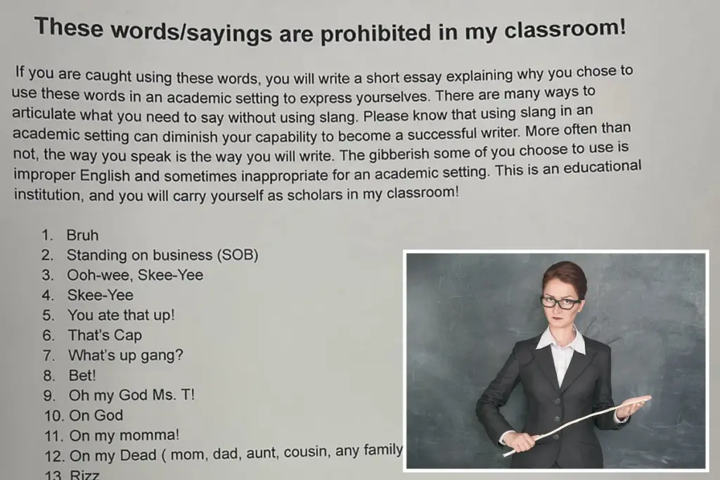 Lijst van 32 ‘absurde’ verboden woorden in de klas veroorzaakt discussie: Wanneer is taal echt ongepast?