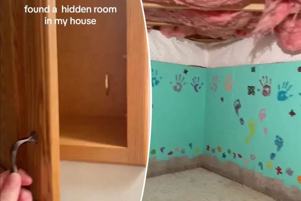 Ik ontdekte een geheime kamer vol kinderlijke handafdrukken in mijn huis: wat zou u doen?