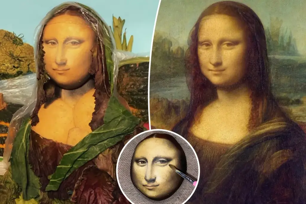 Hoe een make-upartiest de Mona Lisa nabootste met aardappelen