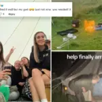 Mijn vrijgezellenfeest werd een ramp: storm, modder en zelfs brand