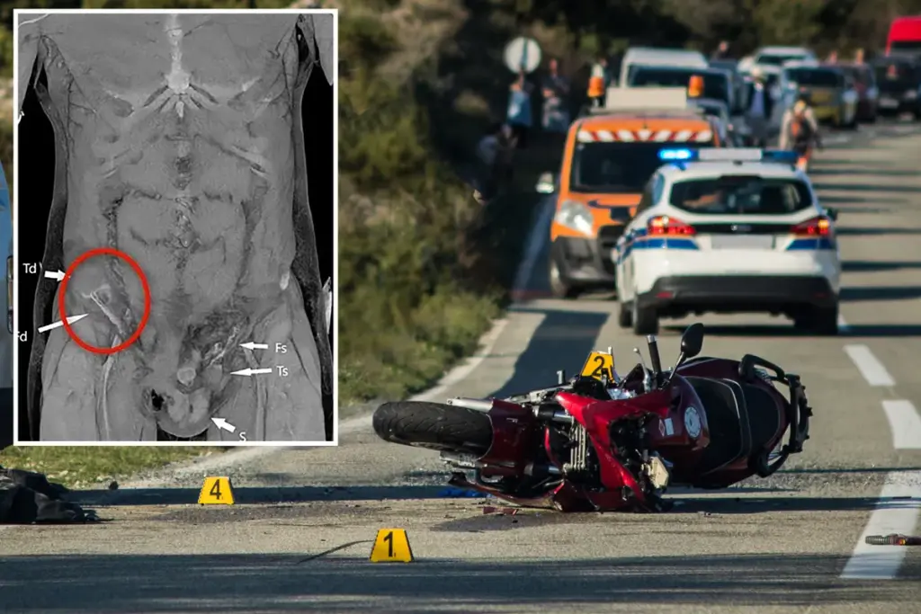 Motorrijder verliest teelbal in buik na ongeval: een bijzonder geval uit Italië