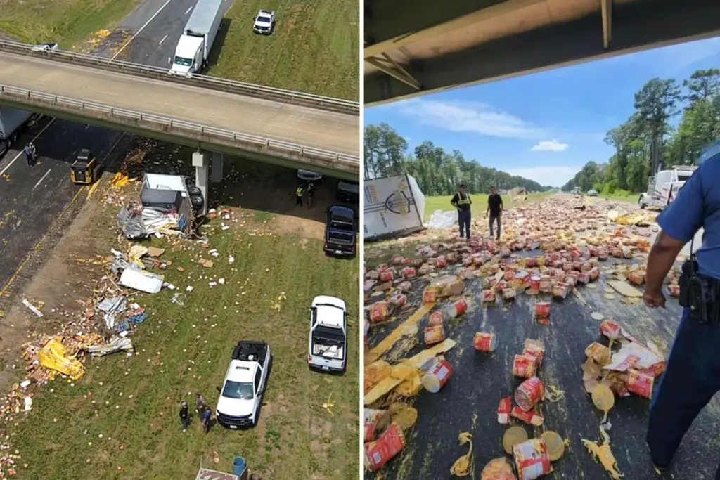 Kilojaren nachokaas bedekken snelweg bij Arnhem: bizarre file en veel woordgrappen