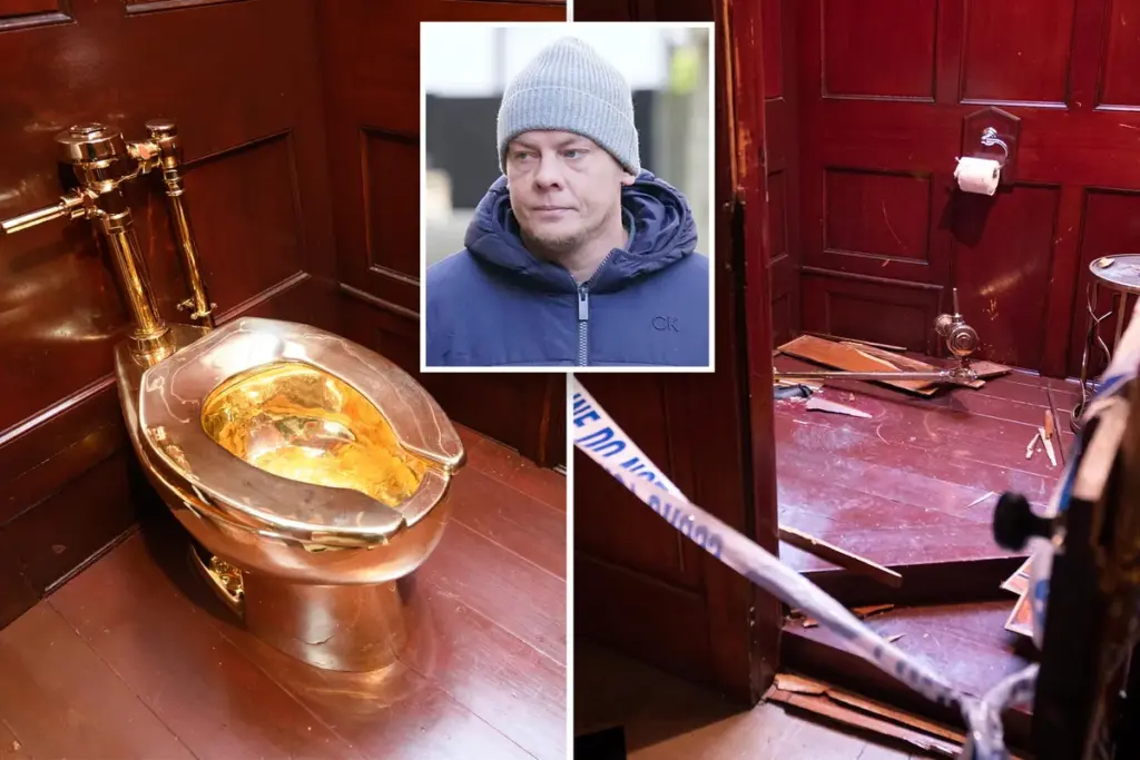 Twee mannen veroordeeld voor diefstal van gouden toilet uit Blenheim Palace