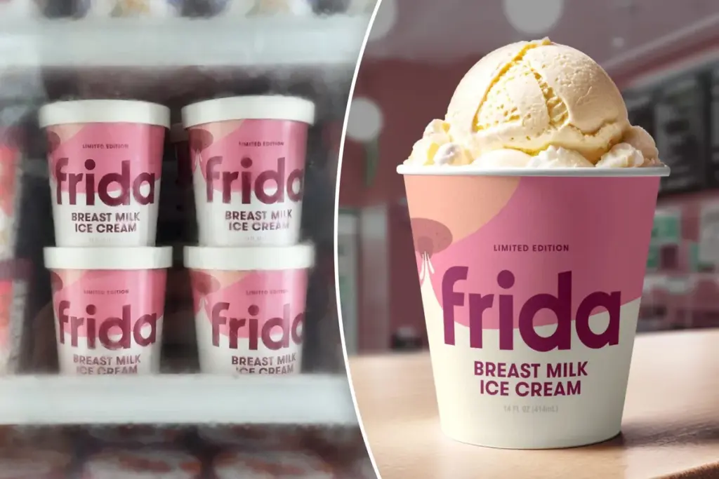 Frida introduceert ijs met moedermelksmaak: moeders geven toe dat ze het zelf al hebben geprobeerd