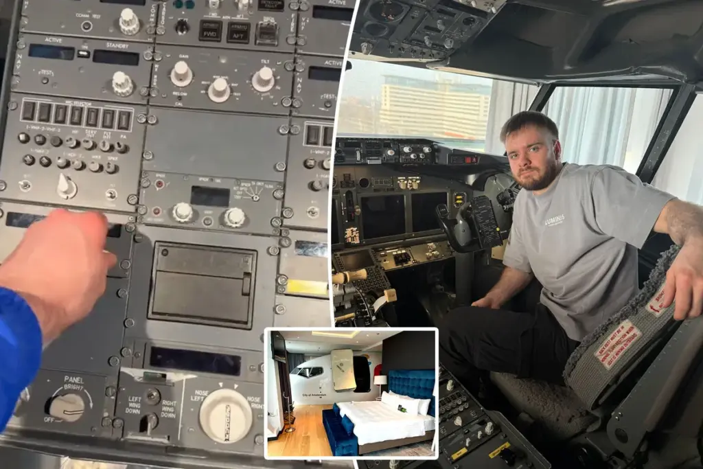 Een Boeing 737 in uw hotelkamer? Dit bizarre Amsterdamse verblijf moet u gezien hebben