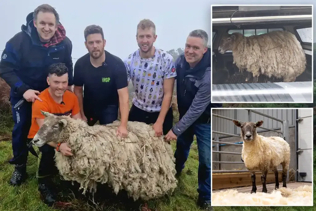 Fiona, het eenzaamste schaap van het VK, na twee jaar eindelijk gered