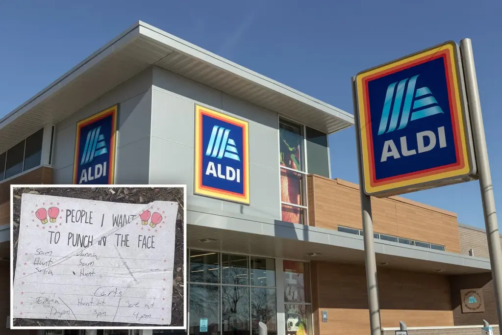 ALDI-klant ontdekt angstaanjagend ‘vechtrooster’ op winkelvloer: “Ik dacht dat het een boodschappenlijstje was”
