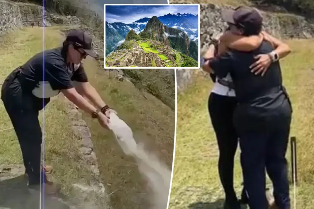 Toerist veroorzaakt ophef door het uitstrooien van as bij Machu Picchu