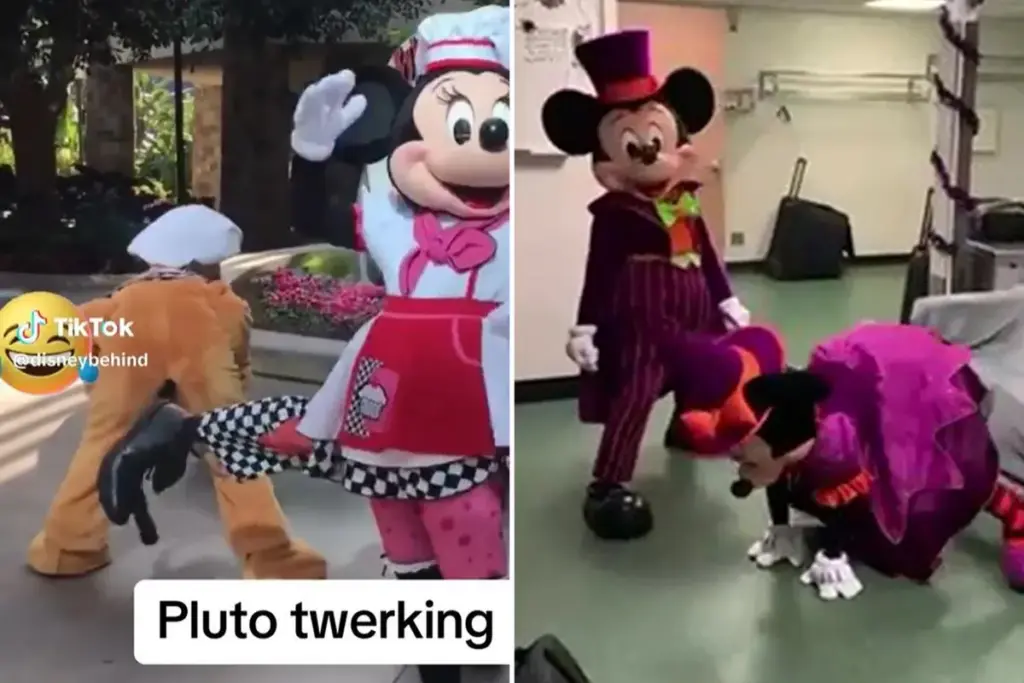 Disney onderzoekt na ophef: verklede medewerkers Disneyland betrapt op twerken en ongepaste acts
