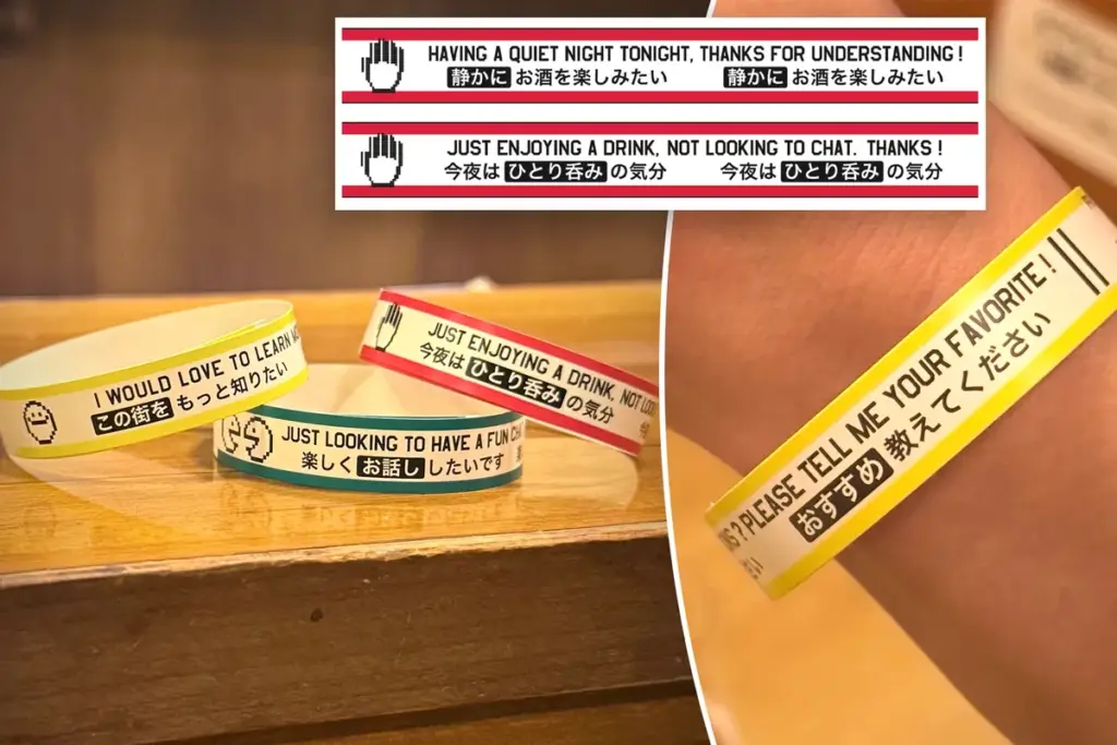 Yokohama introduceert polsbandjes voor in de kroeg — flirten of ongestoord drinken, het is aan jou