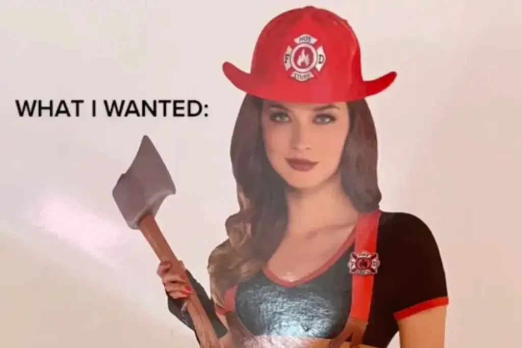 Wat ik bestelde als sexy brandweervrouw voor Halloween — en wat ik werkelijk ontving
