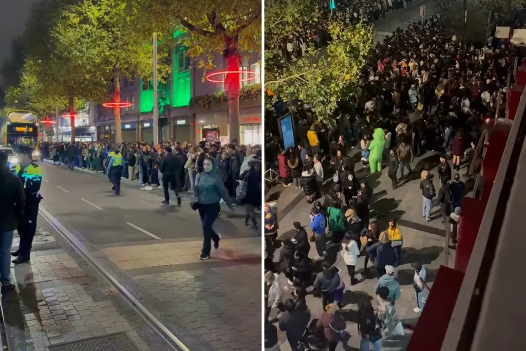 Duizenden verzamelen zich voor niet-bestaande Halloween-parade in Dublin