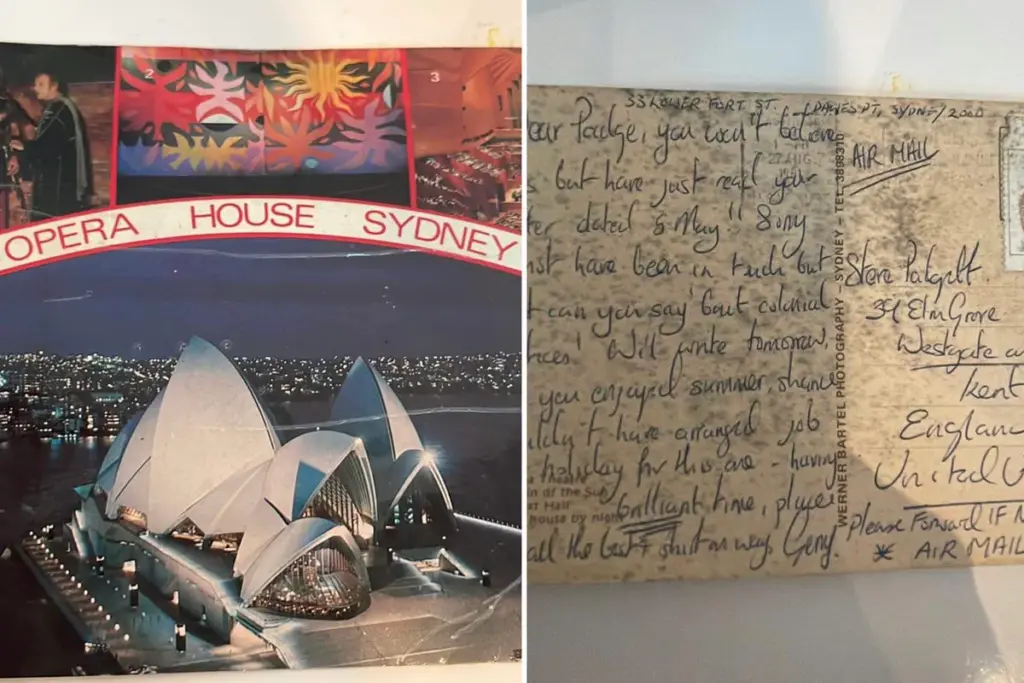 Mysteriekaart bezorgd na 42 jaar: hoe een ansichtkaart Sydney en Engeland verbond