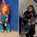 Chucky-pop gearresteerd in Mexico — bizarre pop met mes zorgt voor ophef