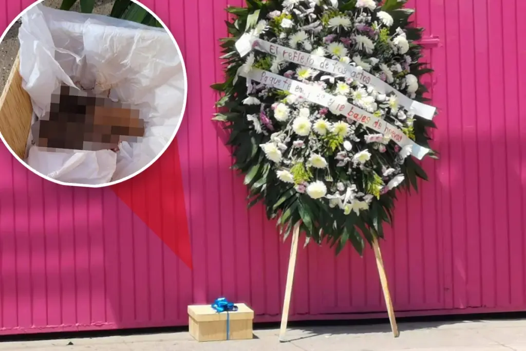 Afgehakte penis bij bloemenwinkel achtergelaten met dreigende boodschap