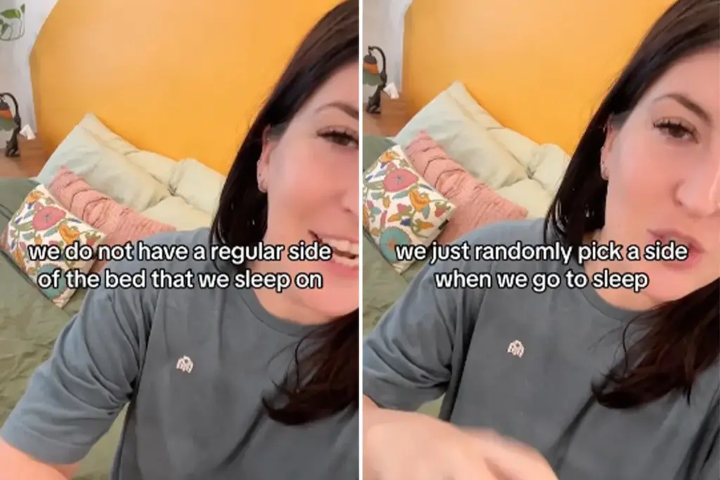 Vrouw zorgt voor opschudding met ongebruikelijke slaapkamergewoonte: elke nacht van kant wisselen?
