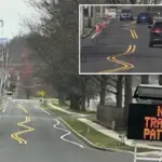 Golvende wegmarkeringen in Montgomery Township zorgen voor verwarring én discussie onder bewoners