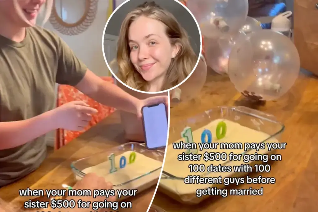 Ik betaalde mijn dochter €500 om op 100 dates te gaan vóór ze trouwde