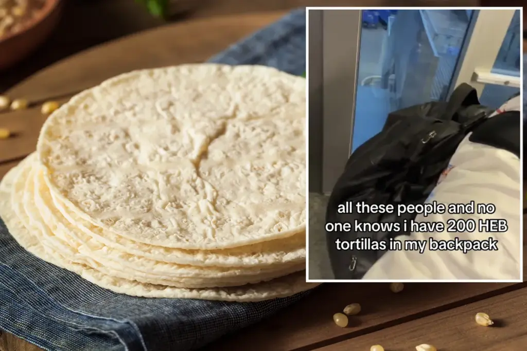 Tiener uit Nashville gaat viraal na meenemen van 200 H-E-B tortillas in het vliegtuig