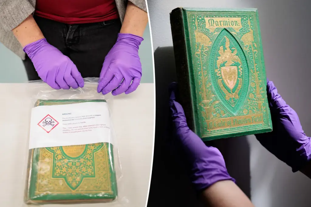 Let op: antieke boeken bevatten giftige verfstoffen, waarschuwen chemici