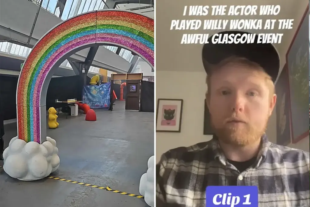 Acteur over rampzalige Willy Wonka-ervaring in Glasgow: “Het was één grote puinhoop”