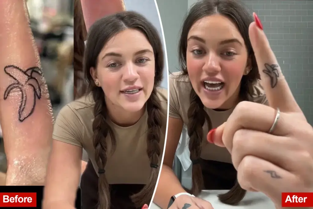 Floridiaanse vrouw beweert: “Ik heb het lelijkste bananentattoo ter wereld op mijn vinger”