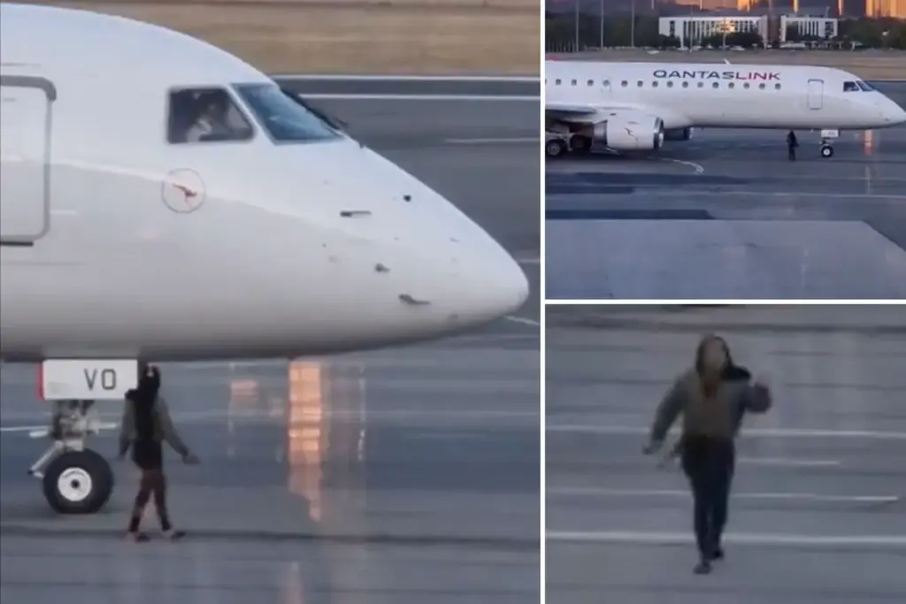 Vrouw rent over startbaan om vlucht te halen: bizarre gebeurtenis op Canberra Airport