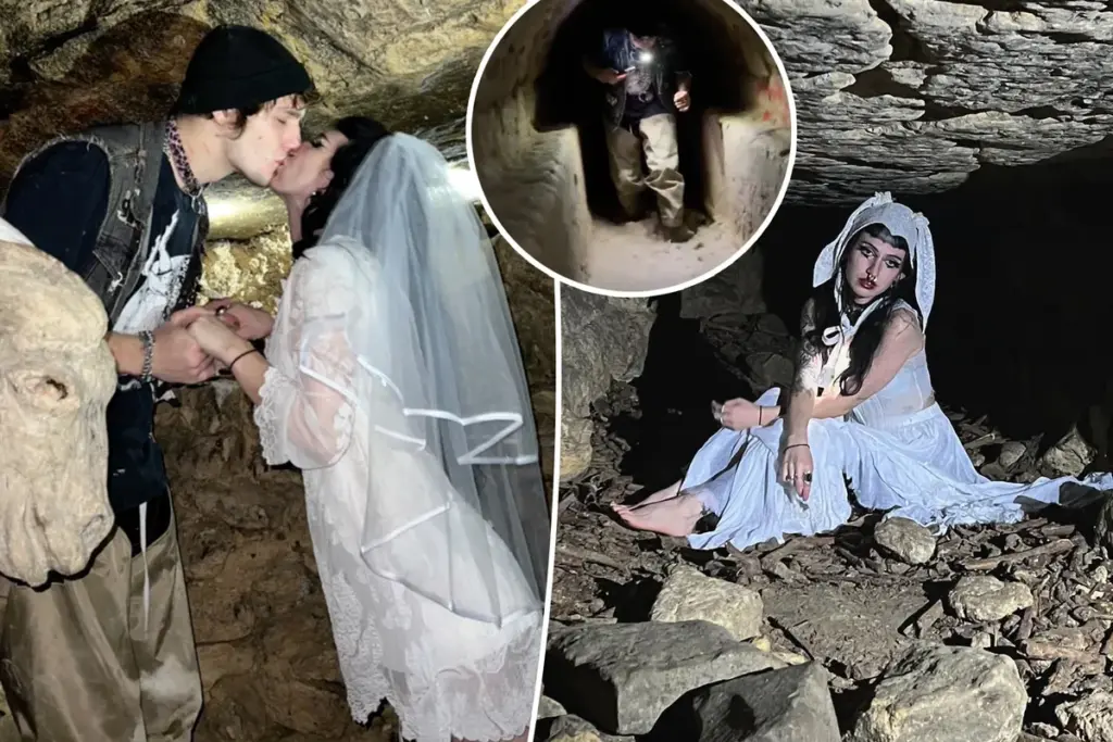 Trouwen tussen schedels: het opmerkelijke huwelijk van een Amerikaans stel in de catacomben van Parijs