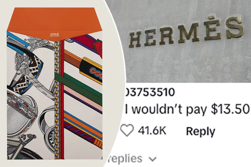 Hermès bekritiseerd om €120-envelop en peperduur papiergewicht