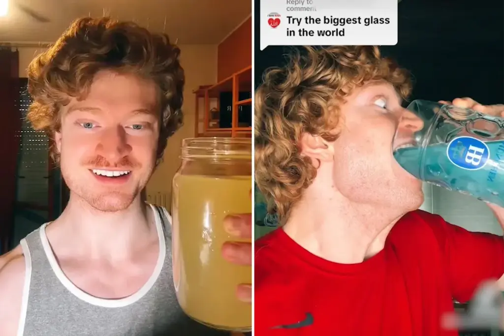 ‘Chugging influencer’ uit Chicago: ik drink álles op in 10 seconden