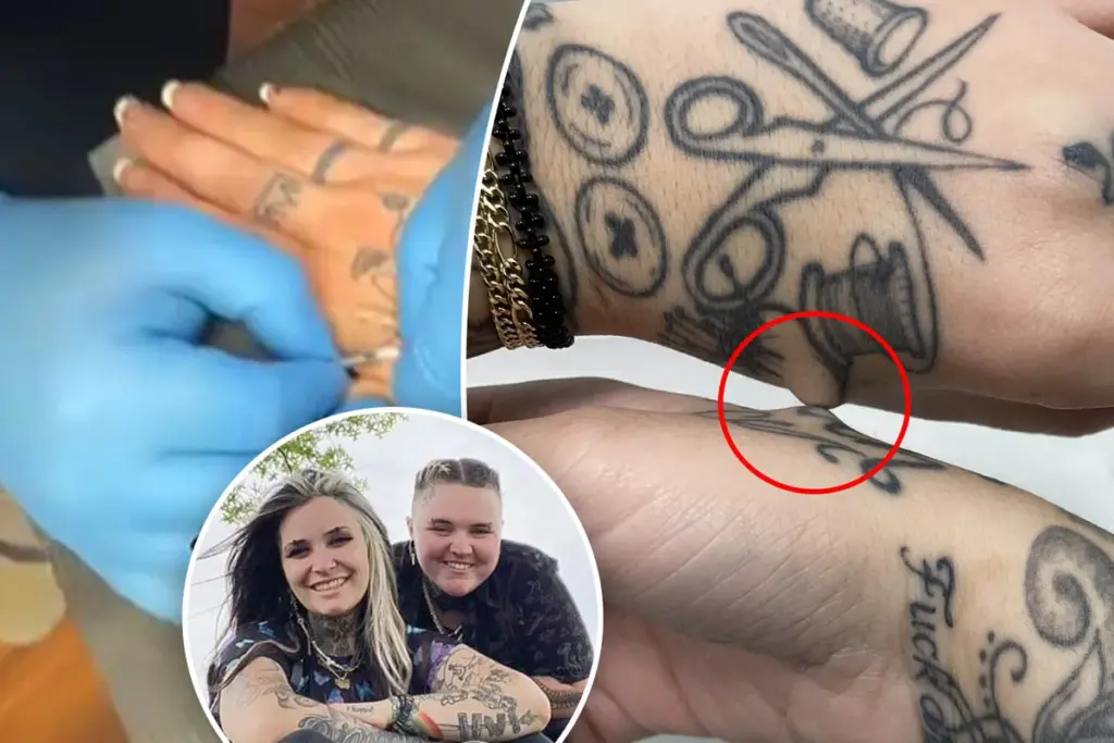 Verliefd stel laat magneetjes onder hun huid plaatsen die contact maken bij aanraking