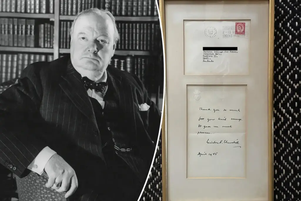 Kringloper uit Nederland vindt gesigneerde brief van Winston Churchill voor maar één euro