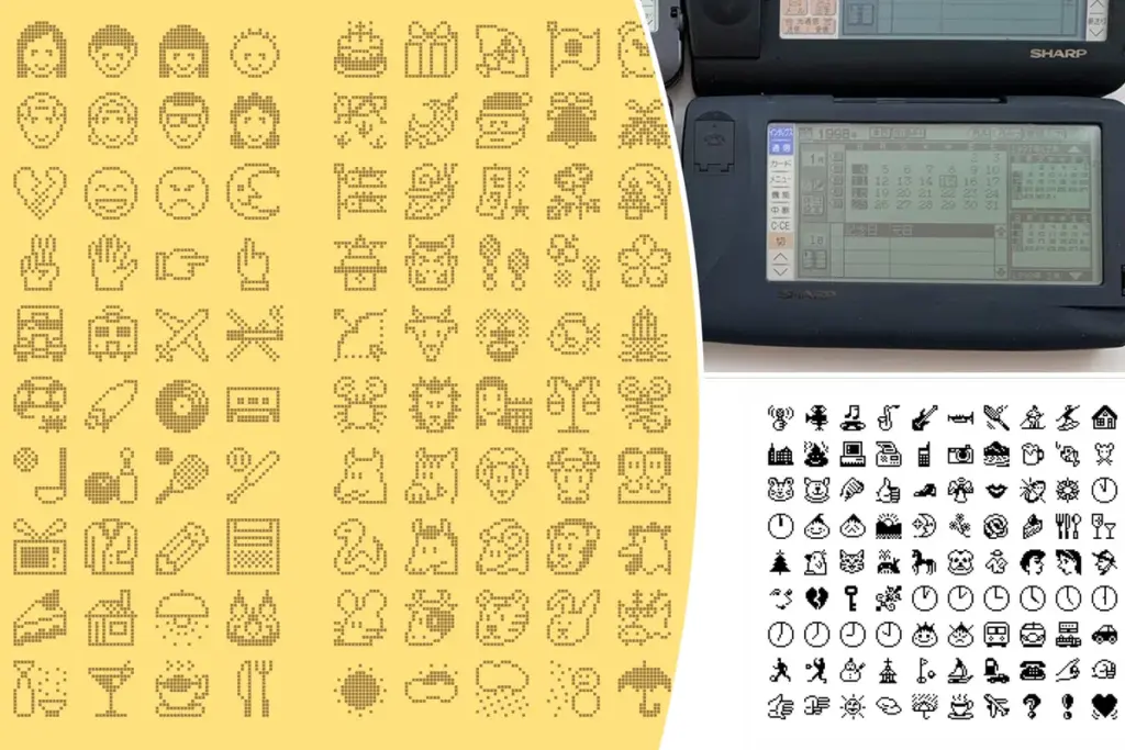 De allereerste emoji’s uit 1988 onthuld — weet u waar deze low-tech symbolen vandaan komen?