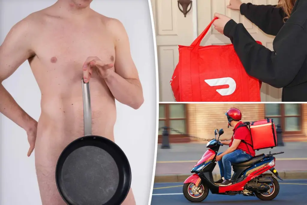 DoorDash-bezorgster bestraft omdat ze levering bij nudist weigerde: mag dat anno 2025?