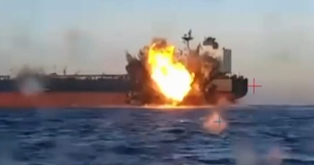 Nieuwe Oekraïense aanval op Russische olievaart met onbemande drones in de Zwarte Zee