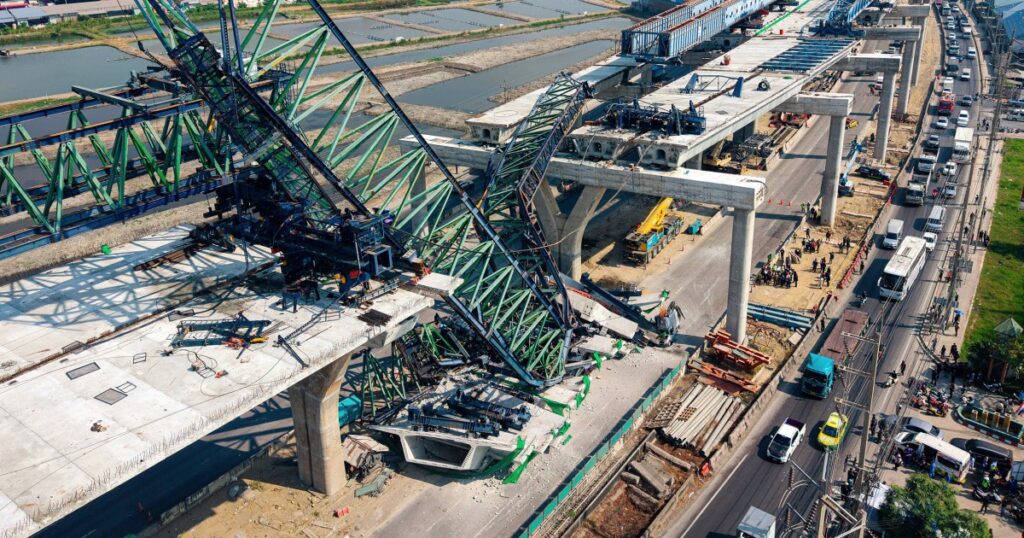 Crane-ongelukken in Thailand: Tragische incidenten en infrastructuurprojecten onder de loep